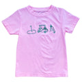 Short-Sleeve Pink Golf Trio Shirt