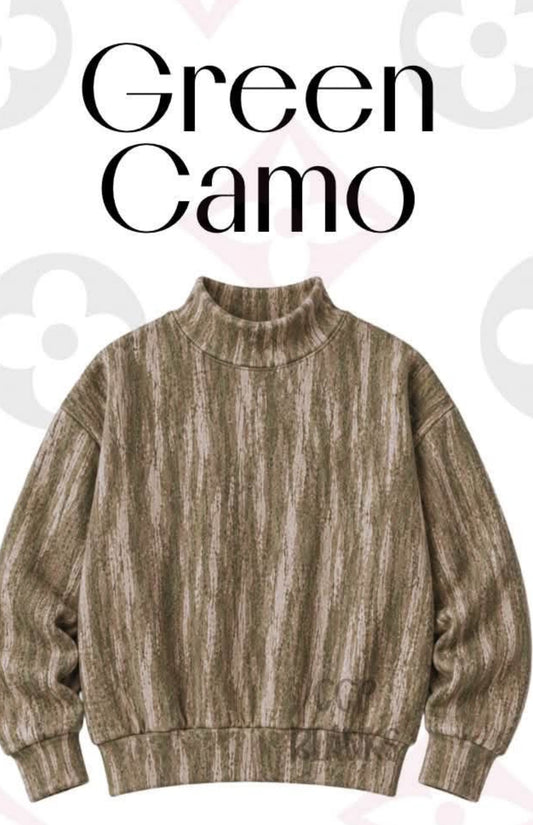 Green Mockneck Extras
