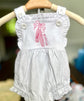 Personalized Baby Girl Sun Suit | Embroidered Ballet  Outfit