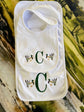 Personalized Mallard Duck Baby Bib Set | Monogram Burp Cloth Pacifier Clip
